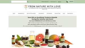 From Nature With Love: Wholesale Ingredients for Personal Care - cosmetic ingredients supplier