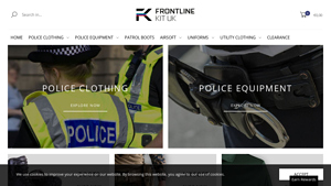 Frontline Kit UK Premier police kit and uniform clothing provider - police uniform supplier