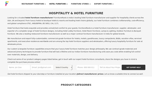 Hotel Furniture Manufacturer in India | Custom Hotel Furniture Supplier ... - hospitality furniture suppliers