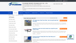 indoor table tennis table - Quality Supplier from China - indoor tennis table supplier china