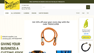 Gap Arborist Supply | Climbing, Rigging Gear, Tools - arbor suppliers