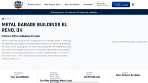 𝐌𝐞𝐭𝐚𝐥 𝐆𝐚𝐫𝐚𝐠𝐞 𝐁𝐮𝐢𝐥𝐝𝐢𝐧𝐠𝐬 El Reno OK | Steel Garages El Reno Oklahoma - steel suppliers el reno ok