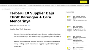 Terbaru 10 Supplier Baju Thrift Karungan + Cara Mencarinya - thrift supplier