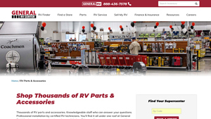 RV Parts & Accessories | General RV Center - rv supplier