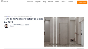 TOP 10 WPC Door Supplier in China for 2025 - georgeconstructions.com - china wpc door supplier