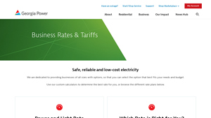 Business Rates and Tariffs - Georgia Power - cheapest business electricity supplier