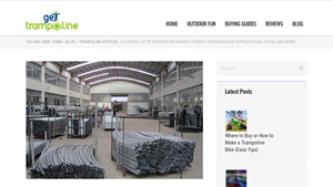Ultimate List of Trampoline Manufacturers, Companies and Suppliers (USA ... - trampoline park supplier