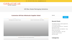 Gift Box Dubai-Packaging Solutions - GiftBoxuae.AE - gift box supplier