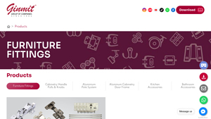 Products - Ginmit - furniture accessories supplier