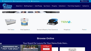 Glacier Pool Supplies and Spas - Houston Premier Pool Supplies and Spas - hot tub supplier
