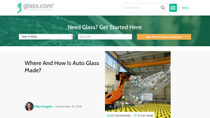 Where is Auto Glass Made & Manufactured - auto glass suppliers