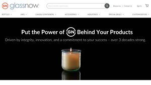 Glassnow - Wholesale Glass Bottles, Jars & Candle Containers - glass jar supplier