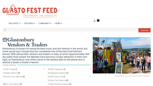 Glastonbury Vendors & Traders - Glasto Fest Feed - food stall supplier