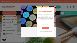 Glitter Company - #1 Glitter, Colorant & Pearlescent Manufacturer - bulk glitter supplier