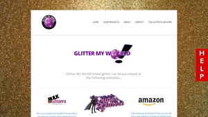 Glitter My World Website - bulk glitter supplier