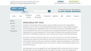 Wholesale Pet Toys at Great Lakes Wholesale - dog toy supplier