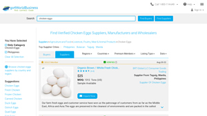 Filipino Chicken Eggs Suppliers and Manufacturers - egg supplier