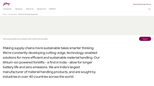 Material Handling Equipment Manufacturer & Supplier in India | Godrej ... - material handling supplier