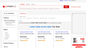 On sale indoor table tennis table from China: Price-Competitive ... - indoor tennis table supplier china