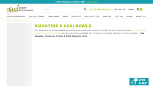 Compostable Smoothie & Acai Bowls | Wholesale - Good Start Packaging - acai bowl supplier