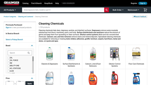 Cleaning Chemicals - Cleaning Solutions & Agents - Grainger - custodial supplier