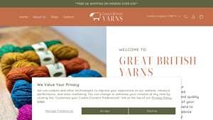 Great British Yarns | Premium Knitting Wool & Yarns - yarn suppliers
