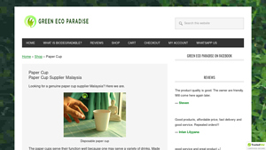 Paper Cup Supplier Malaysia | Cup Sizes - Green Eco Paradise - paper cup supplier