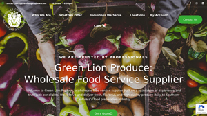 Green Lion Produce: Wholesale Food Service Supplier - food supplier los angeles