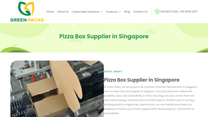 Pizza Box - Green Packs - pizza box supplier