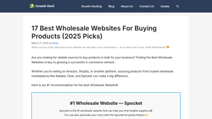 17 Best Wholesale Websites For Buying Products (2025 Picks) - online wholesale supplier