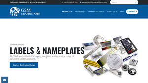 UK Label Manufacturers & Suppliers | GSM Graphic Arts - labels supplier