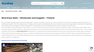 Wool Dryer Balls - Wholesaler and Supplier - Finland - wool dryer balls supplier