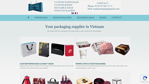 Packaging factory in Vietnam - paper bag supplier