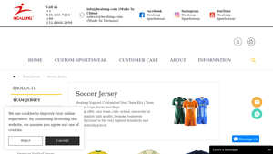 Soccer Jersey Manufacturers - Healong - best soccer jersey supplier