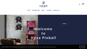 Hexa Pinball French pinball machine manufacturer - pinball machine supplier