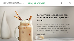 Bubble Tea Ingredient Exporter - Bulk Supply | Hojalicious - bubble tea supplier