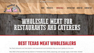 Wholesale Meat for Restaurants and Caterers - Waco Beef & Pork Processors - wholesale restaurant meat supplier
