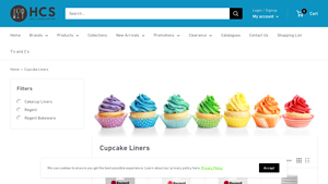 Cupcake Liners - HCS Home and Catering Suppliers - cupcake liners supplier