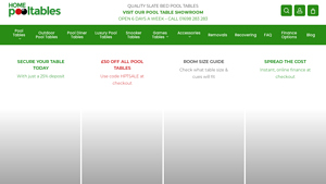 Home Pool Tables - The Biggest Range Of Slate Bed Pool Tables - pool table supplier