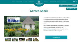 Premier Garden Sheds for Garden Storage | Homestead Structures - homestead supplier sheds
