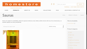 Saunas - Homestore Philippines - sauna supplier