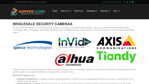 Security Camera Distributor | Hopper Corporation - wholesale suppliers for security cameras