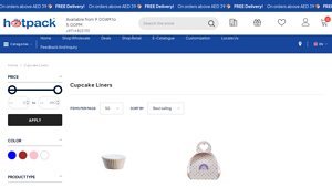 Shop Best Quality baking cake cup Direct From Supplier | Hotpack ... - cupcake liners supplier