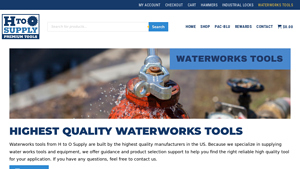 Waterworks Tools - H To O Supply - water works equipment supplier