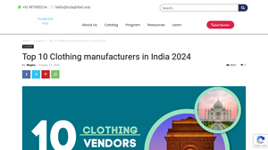 Best 10 Clothing manufacturers in India - Hula Global - garment supplier india