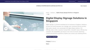 Digital Signage Singapore | Digital Display Solutions - Huntaway - digital signage supplier in singapore