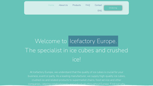 The specialist in ice cubes and crushed ice - Icefactory Europe - ice supplier