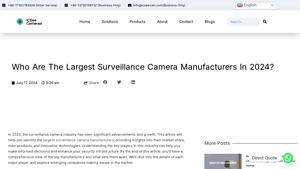 Who are the Largest Surveillance Camera Manufacturers in 2024? - security camera supplier