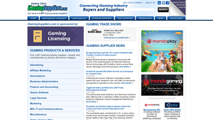 iGamingSuppliers.com - A directory of iGaming industry suppliers - online supplier and vendor directories