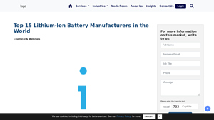 Top 15 Lithium-Ion Battery Manufacturers | IMARC Group - lithium ion suppliers